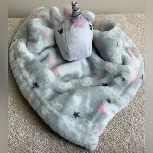 HB Baby Unicorn Security Blanket Lovey